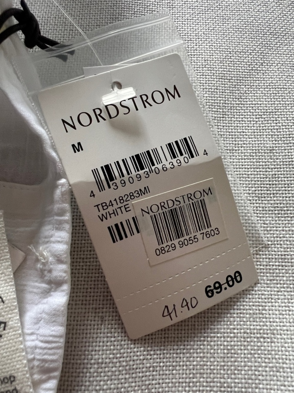 Treasure & Bond White Long-Sleeve Button-Up Shirt - NWT - Size M - Picture 5 of 8